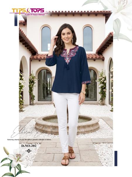 Tips & tops twinkle vol 2 short top wholesale kurti market